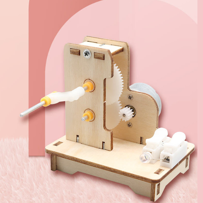 Diy Automation Projects - DIY ミニハンドジェネレーター DIY 科学実験キット & 教育モデルのおもちゃ子供のギフトおもちゃプロジェクト