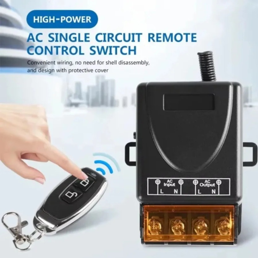 Shelly Relay Module - 433MHz ワイヤレスリモートスイッチ DC12V-72V 30A リレーモジュール 4
