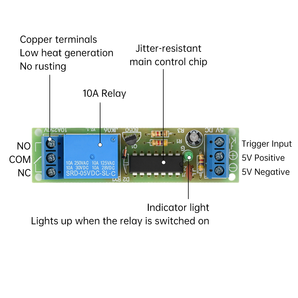 DC 5V フリップフロップ ラッチ リレー モジュール 1 - Shelly Relay Module のレビューと価格