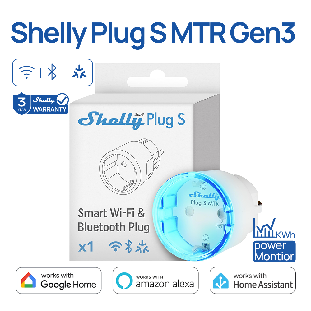 シェリー プラグ S MTR Gen3 マター対応スマートソ - Shelly Relay Module のレビューと価格