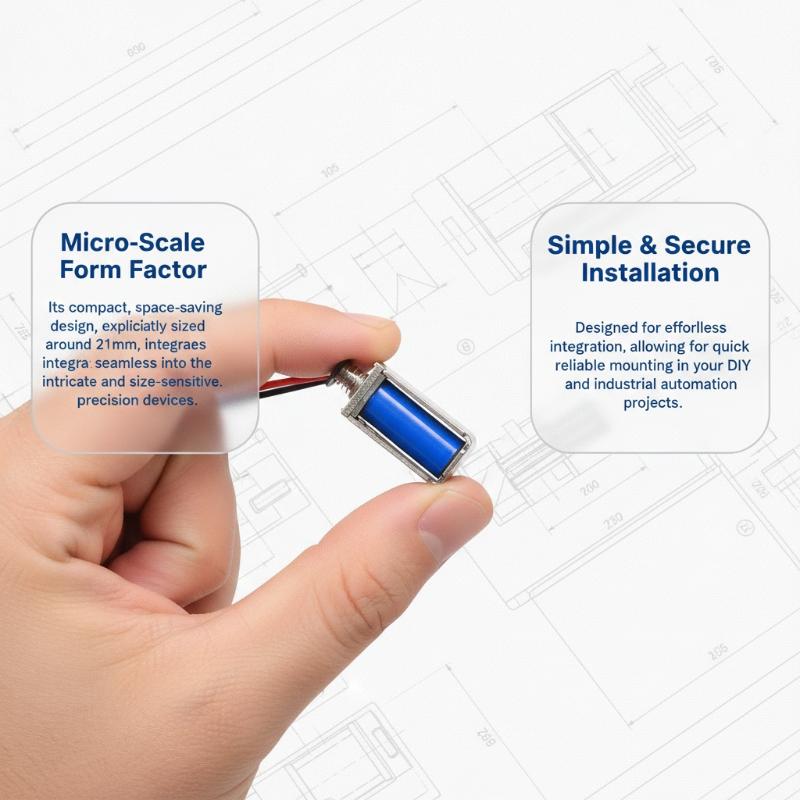 ミニスルータイププッシュプルソレノイド電磁石 DC 3V 5 - Diy Automation Projects のレビューと価格