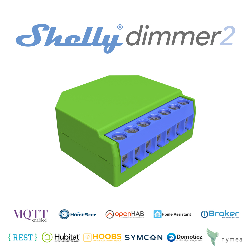 Shelly Dimmer 2 スマート スイッチ ミニ W - Shelly Relay Module のレビューと価格